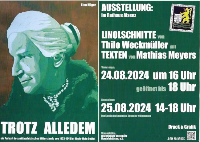 Der „Trotz alledem!“ Flyer Alsenz (2024)